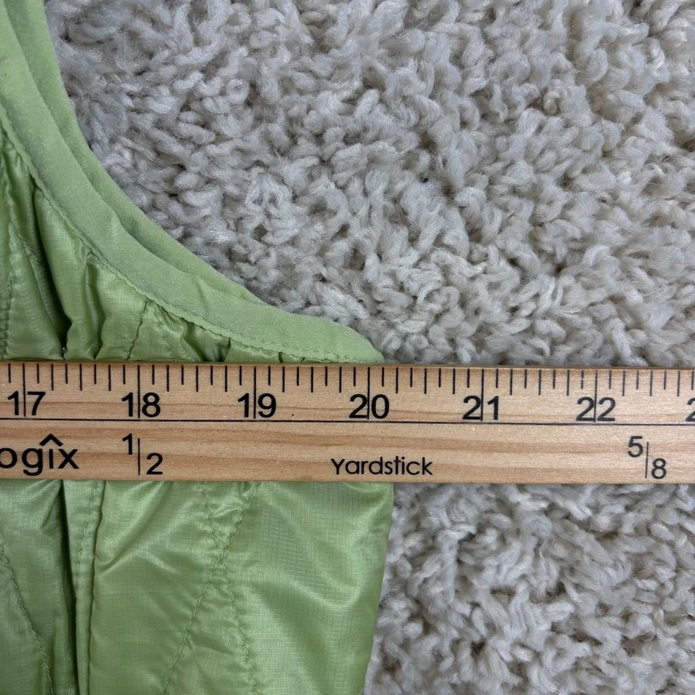 Patagonia Nano Puff Vest Womens Large Sage Green PrimaLoft Quilted Insulated L